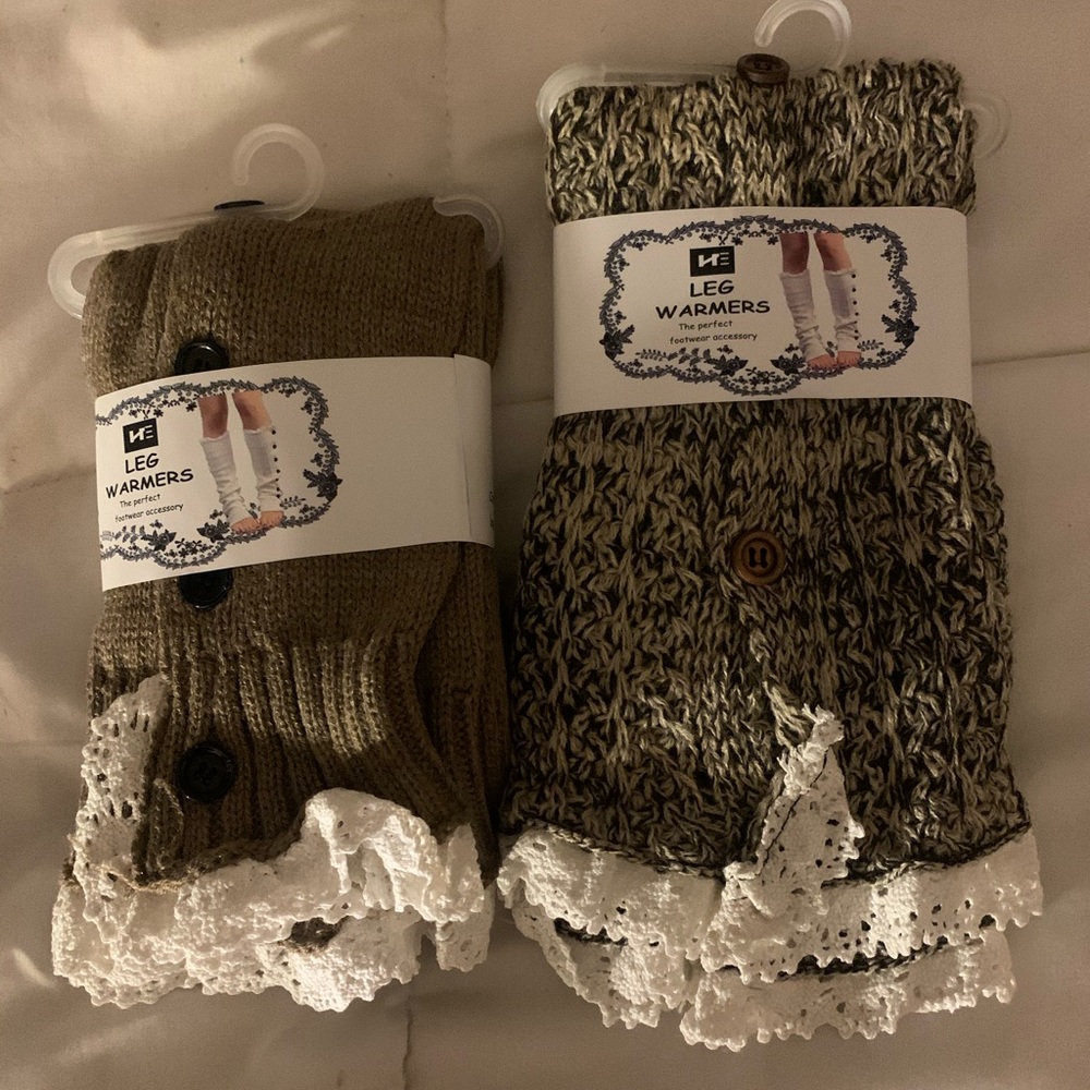 cute vintage leg warmers!🤎